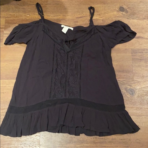 Black F21 Top - Picture 1 of 2
